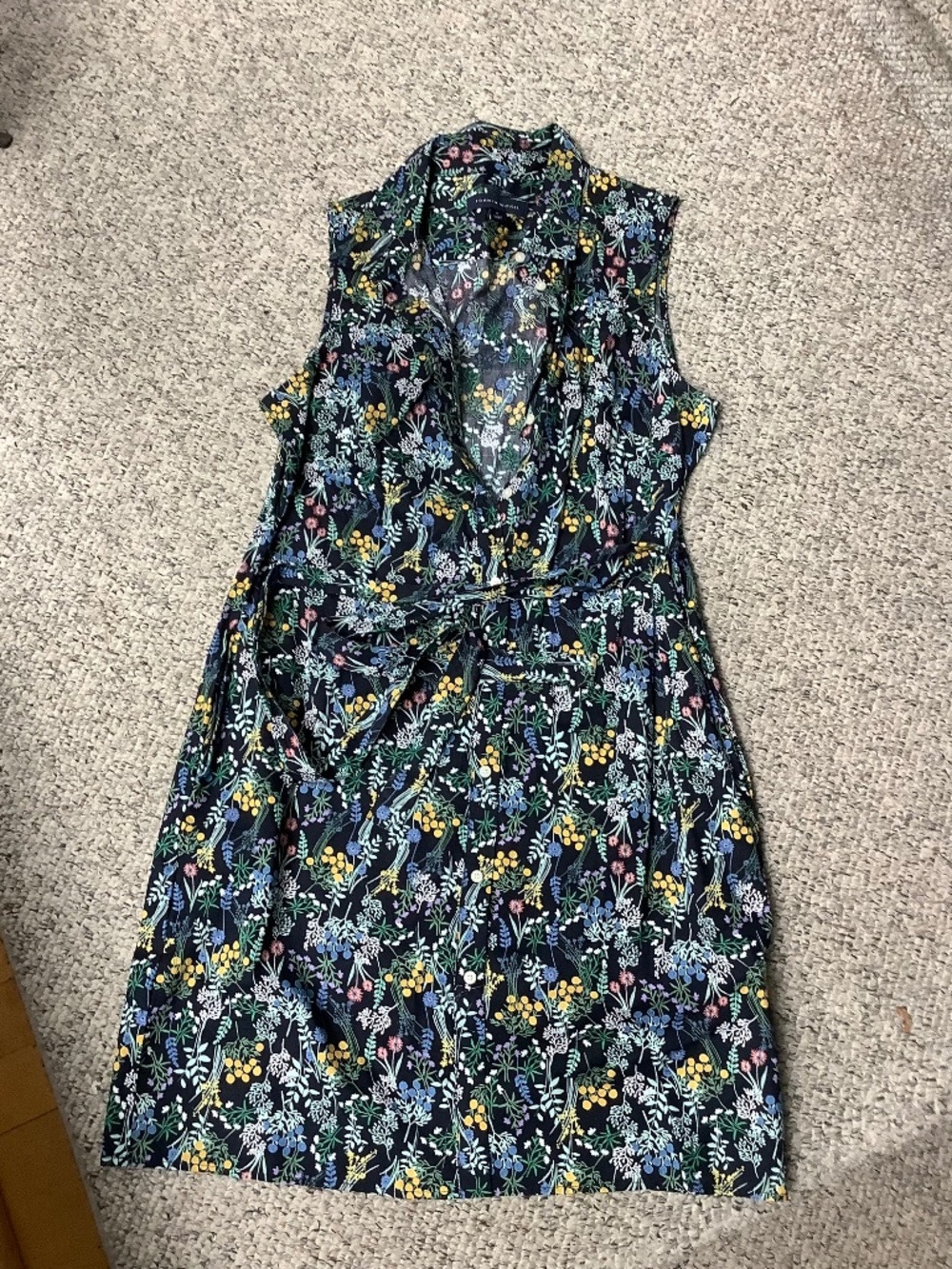 Floral Button Up Dress